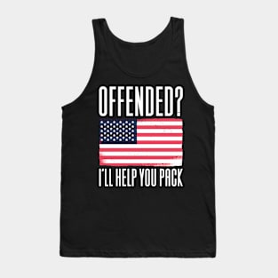 Conservative US Flag Politics Tank Top